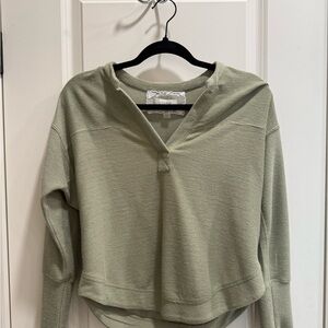 Cupio Sage Green Long Sleeve Shirt